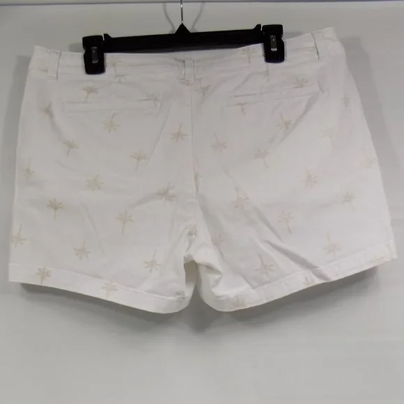 a.n.a (A New Approach) Twill Shorts Palm Tree Print Size 14 - Picture 4 of 7